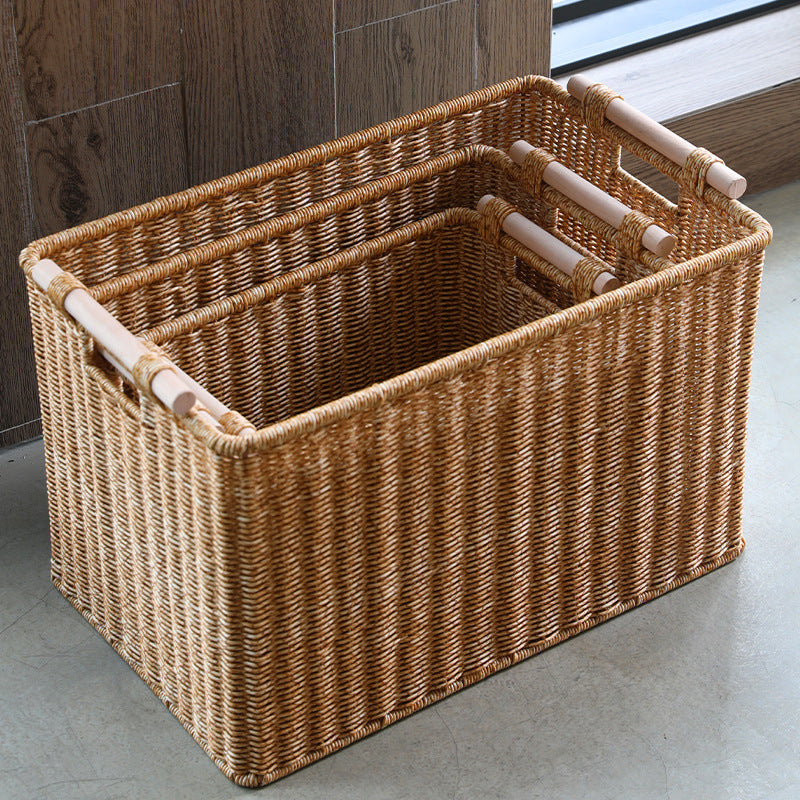 Natural Fiber Storage Basket Bowlift