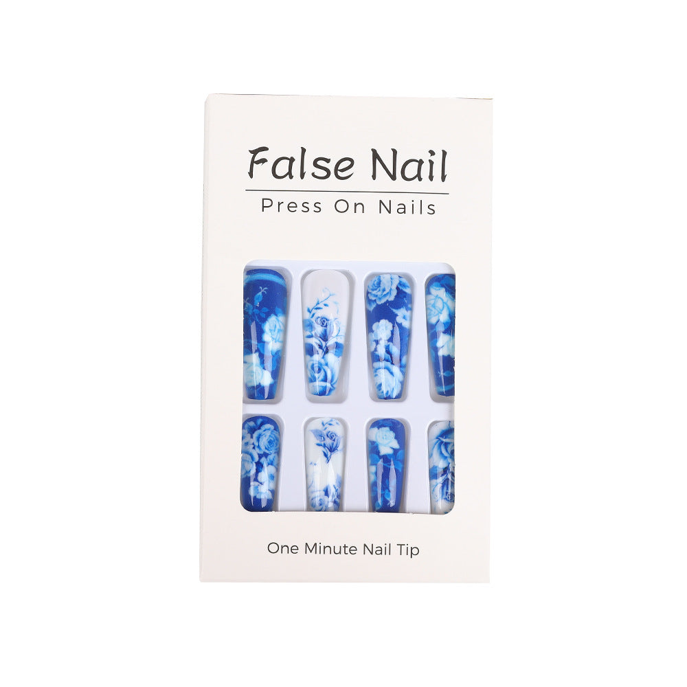 Creative Nail Art Set with Floral Design Bowlift