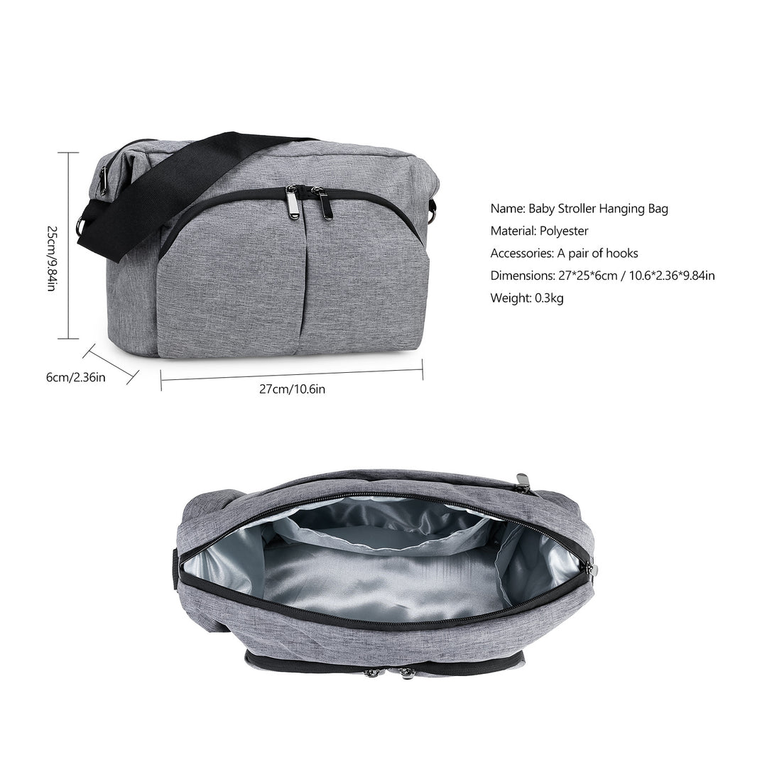 Practical shoulder bag with multiple compartments Bowlift