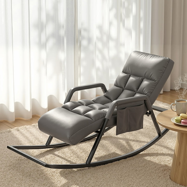 Ladies rocking chair with ergonomic design and luxurious upholstery Bowlift