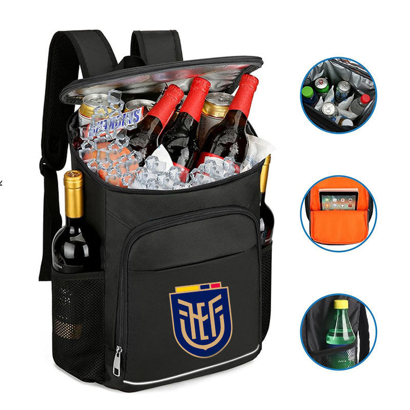 Ladies Insulated Cooler Backpack with Multiple Compartments and Practical Storage Bowlift