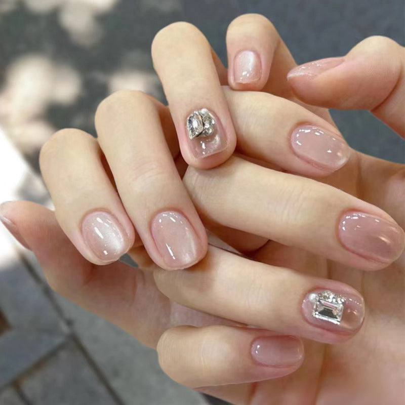 Glamorous Rhinestone Nail Art Bowlift