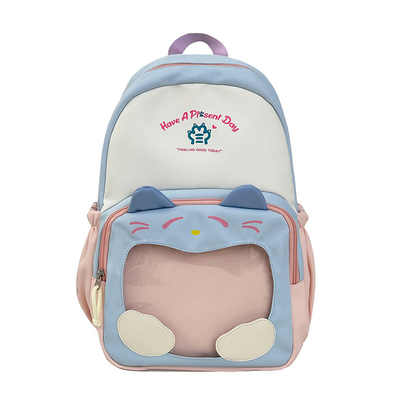 Playful Cat-Themed Backpack