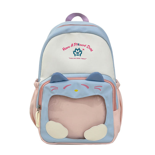 Playful Cat-Themed Backpack
