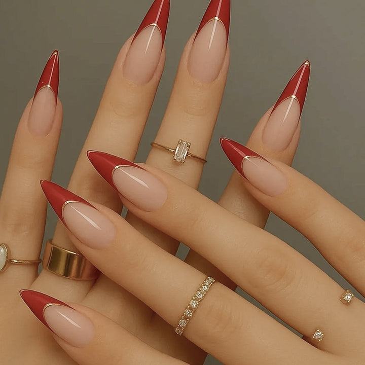 Elegant Stiletto Nail Enhancements Bowlift