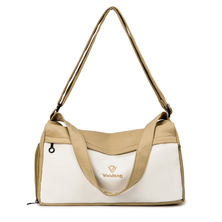 Sporty Shoulder Bag With Multiple Compartments Bowlift
