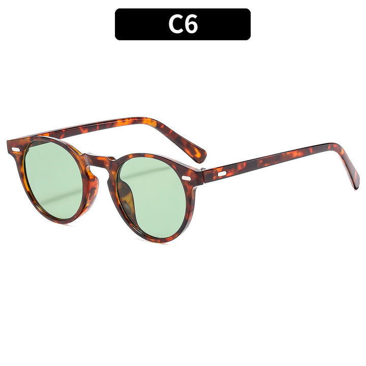 Vintage Round Frame Sunglasses