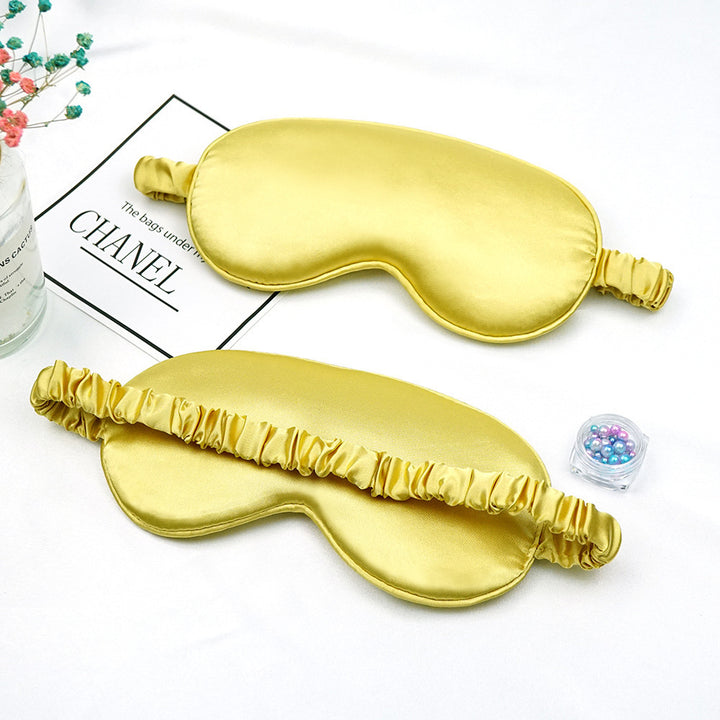 Unisex nan luxurious satin sleep mask with adjustable elastic band and soft padding Bowlift