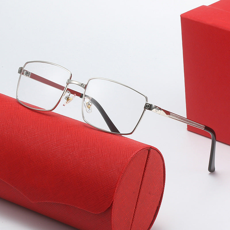 Women's fashionable square sunglasses with elegant metal frame Bowlift