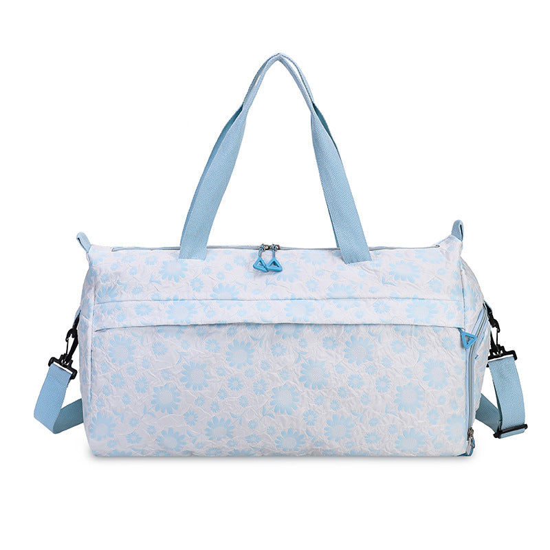 Floral Patterned Travel Duffle Bag Bowlift