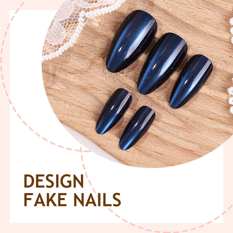 Acrylic nail set with elegant gloss and trendy design Bowlift