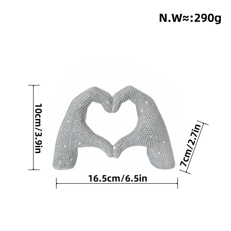 Heart Hand Sculpture Bowlift