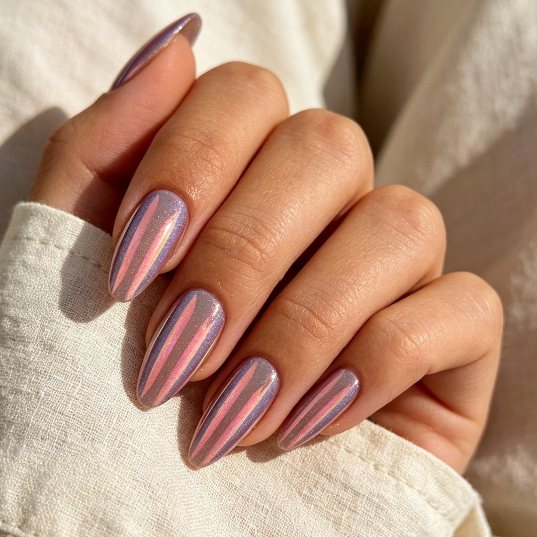 Artistic Ombre Stiletto Nail Design Bowlift