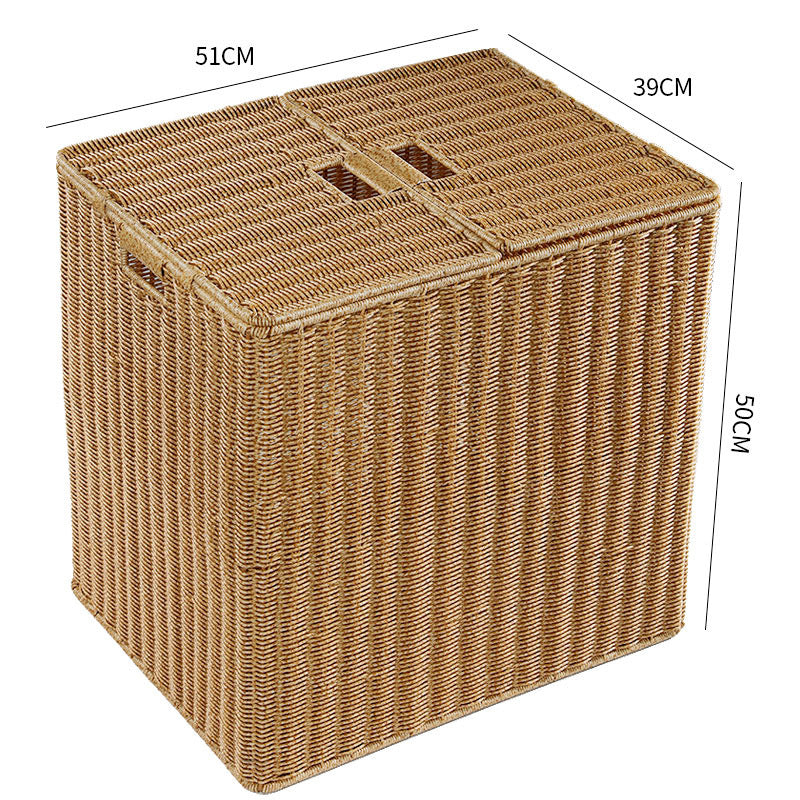 Handcrafted Woven Storage Chest Bowlift