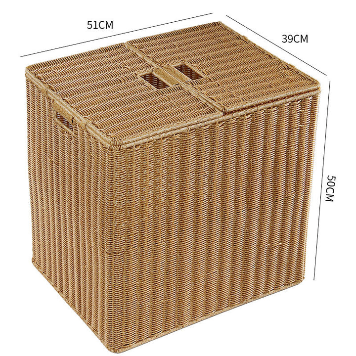 Handcrafted Woven Storage Chest Bowlift