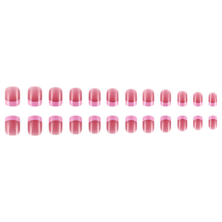 Stylish French Tip Gel Nails Bowlift