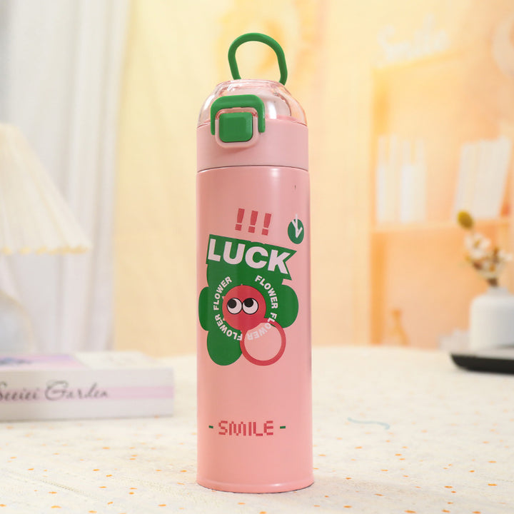 Women's insulated drinking bottle with practical flip lid Bowlift