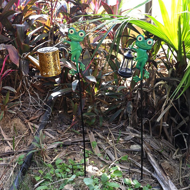 Decorative Hummingbird Solar Garden Stake With Hanging Lantern Bowlift