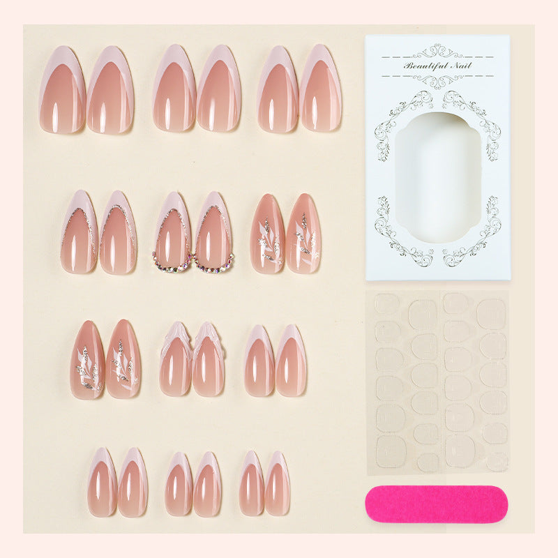 Elegant Floral Press-On Nail Art Kit Bowlift