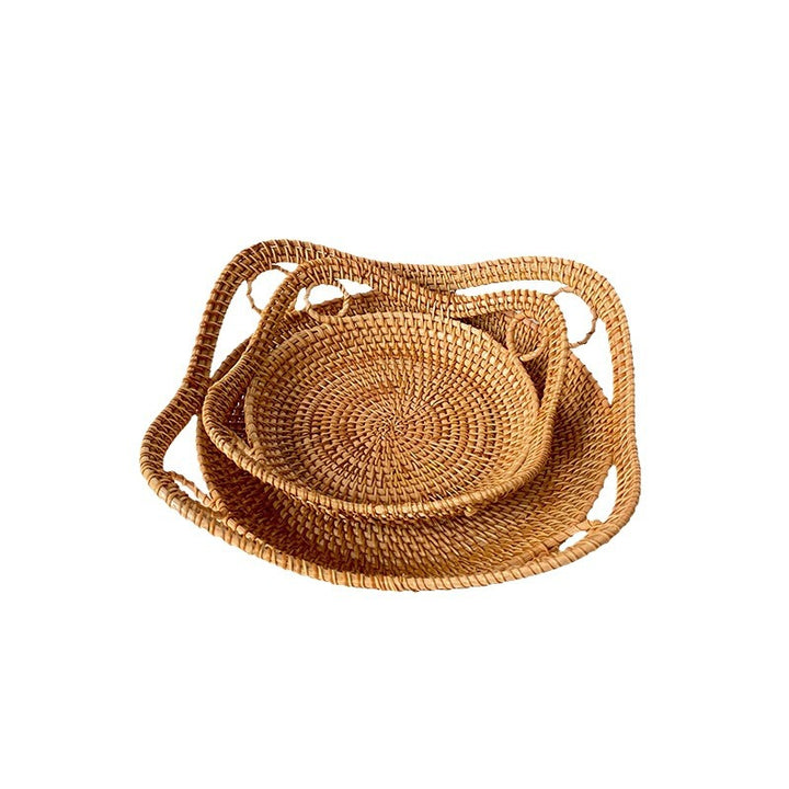 Women heart-shaped rattan basket Bowlift