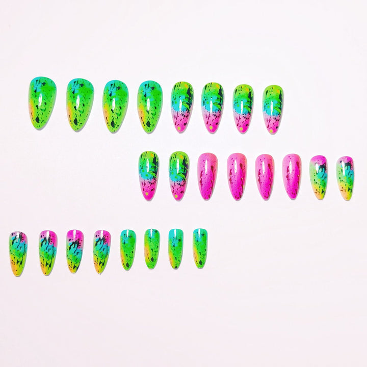 Creative Neon Nail Art Bowlift