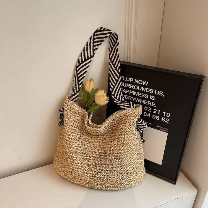 Handbag with Striped Straps Bowlift