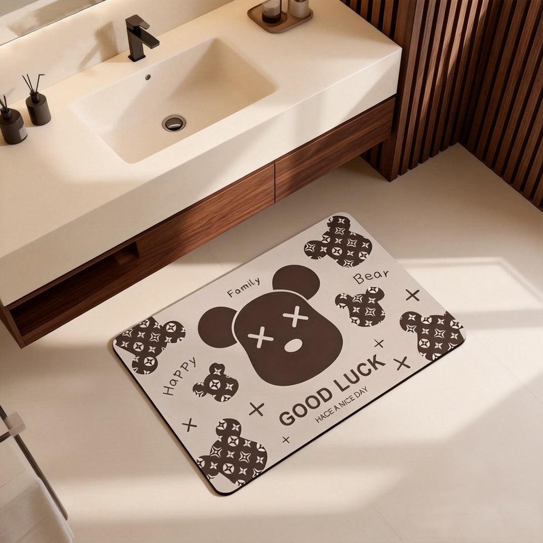 Cute Cartoon Character Bath Mat Bowlift