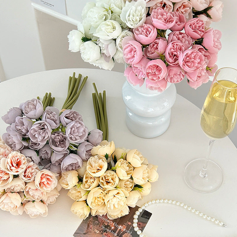 Lifelike Peony Bouquet