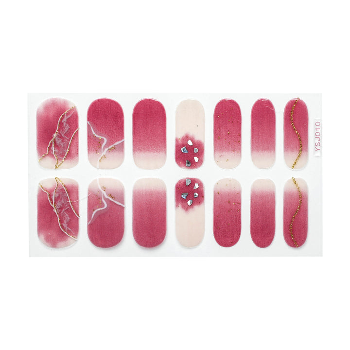 Artistic nail decoration with glitter details Bowlift
