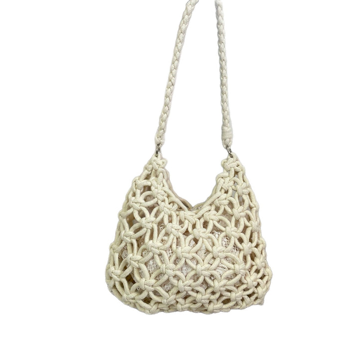 Fashionable Macrame Tote Bag Bowlift