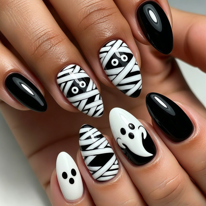 Creative Halloween-style Art Nails Bowlift