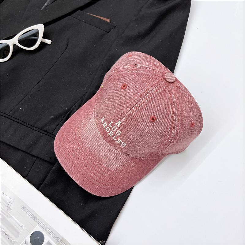 Women's Distressed Vintage Los Angeles Baseball Cap Bowlift
