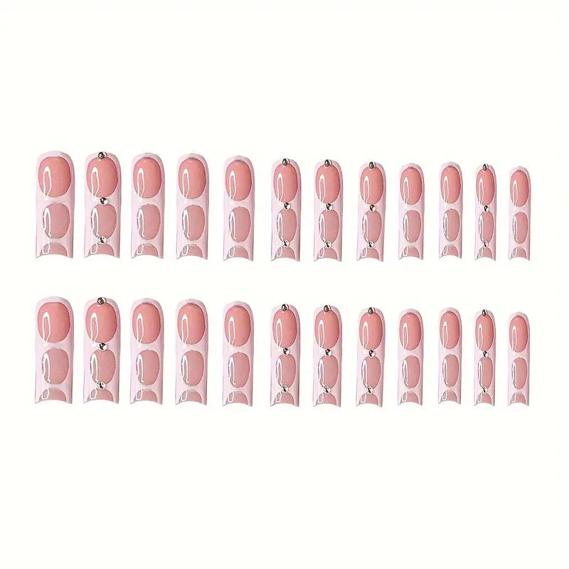 Decorative Press-On Nail Extensions Bowlift