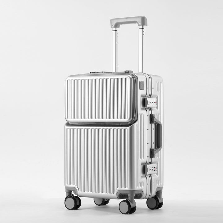 Stylish Multi-Compartment Hard-Shell Travel Suitcase