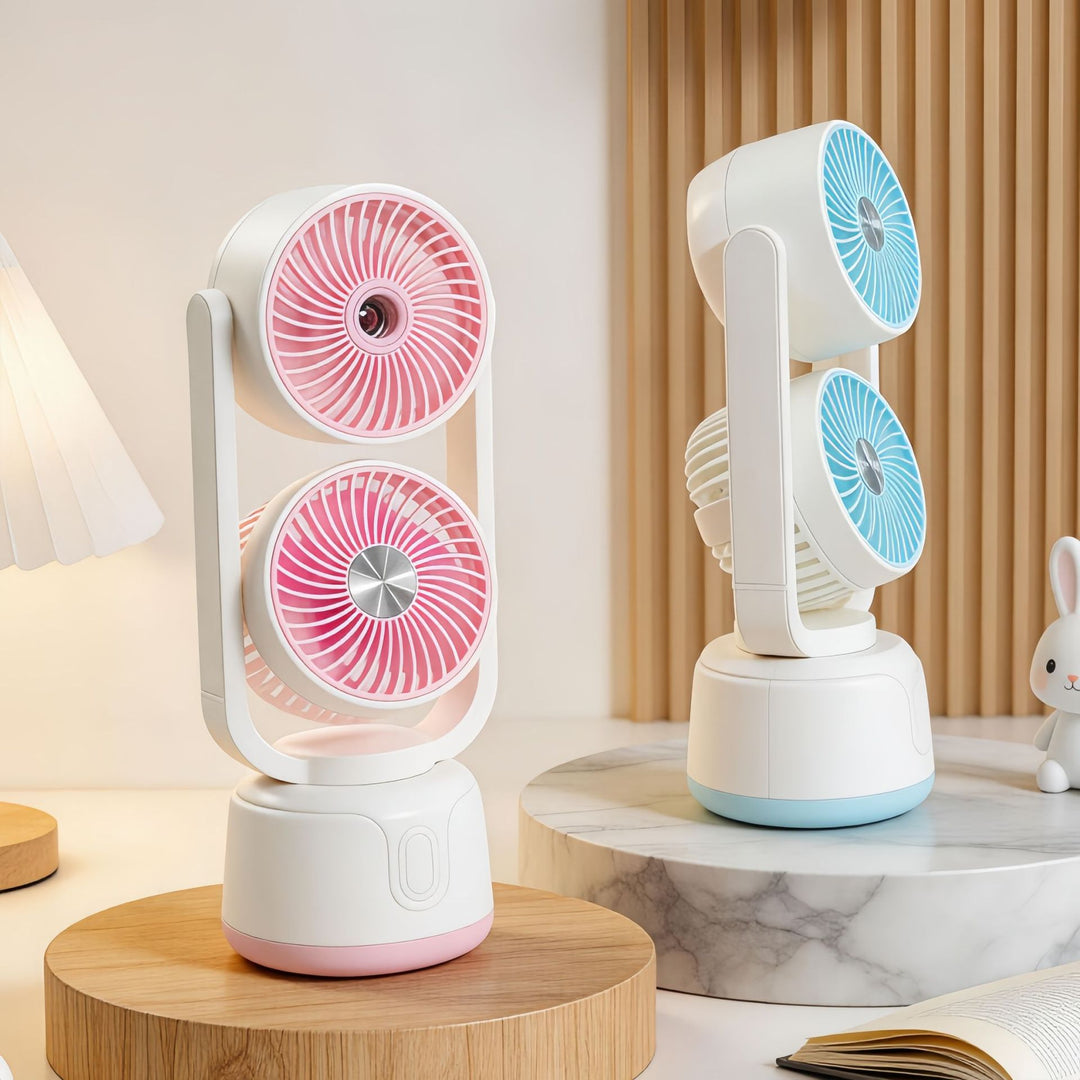 Ladies multifunctional table fan with spray function Bowlift