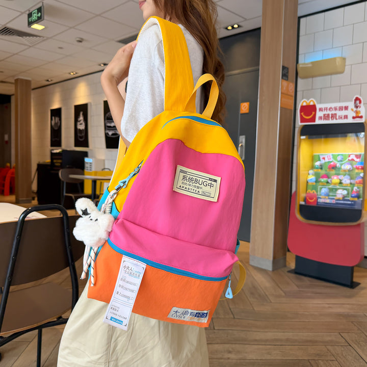 Colorful Multi-Compartment Backpack Bowlift