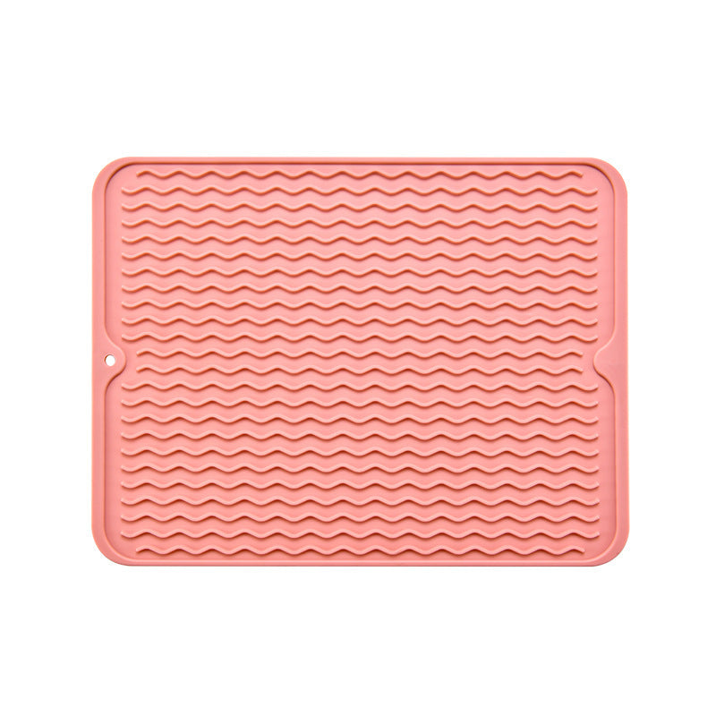 Silicone draining mat with wave structure Bowlift