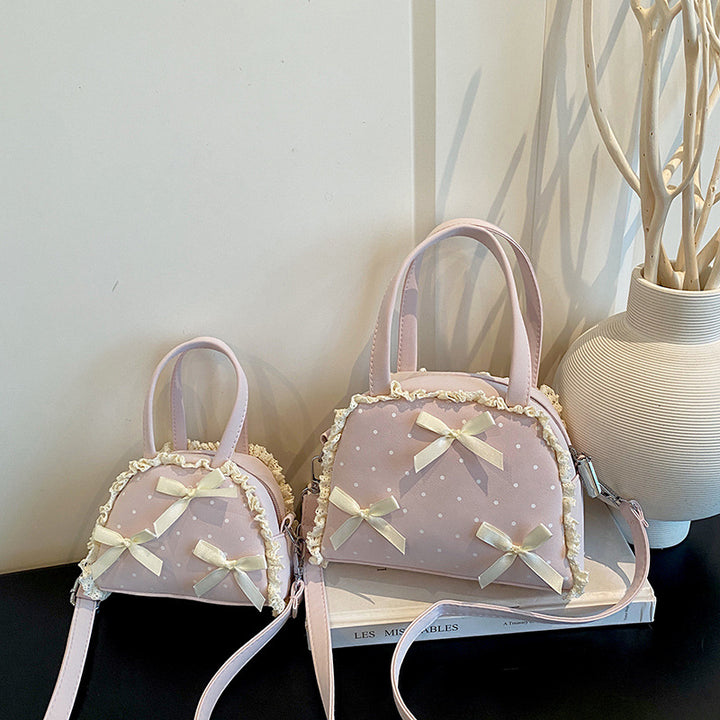 WoCharming Bow-Embellished Everyday Handbag Bowlift