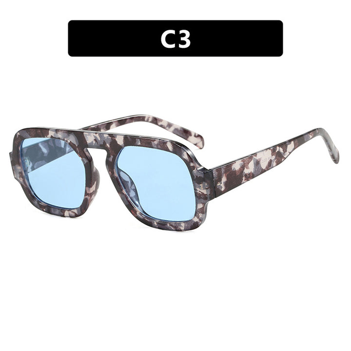 Women's trendy sunglasses with distinct angular design and UV protection Bowlift