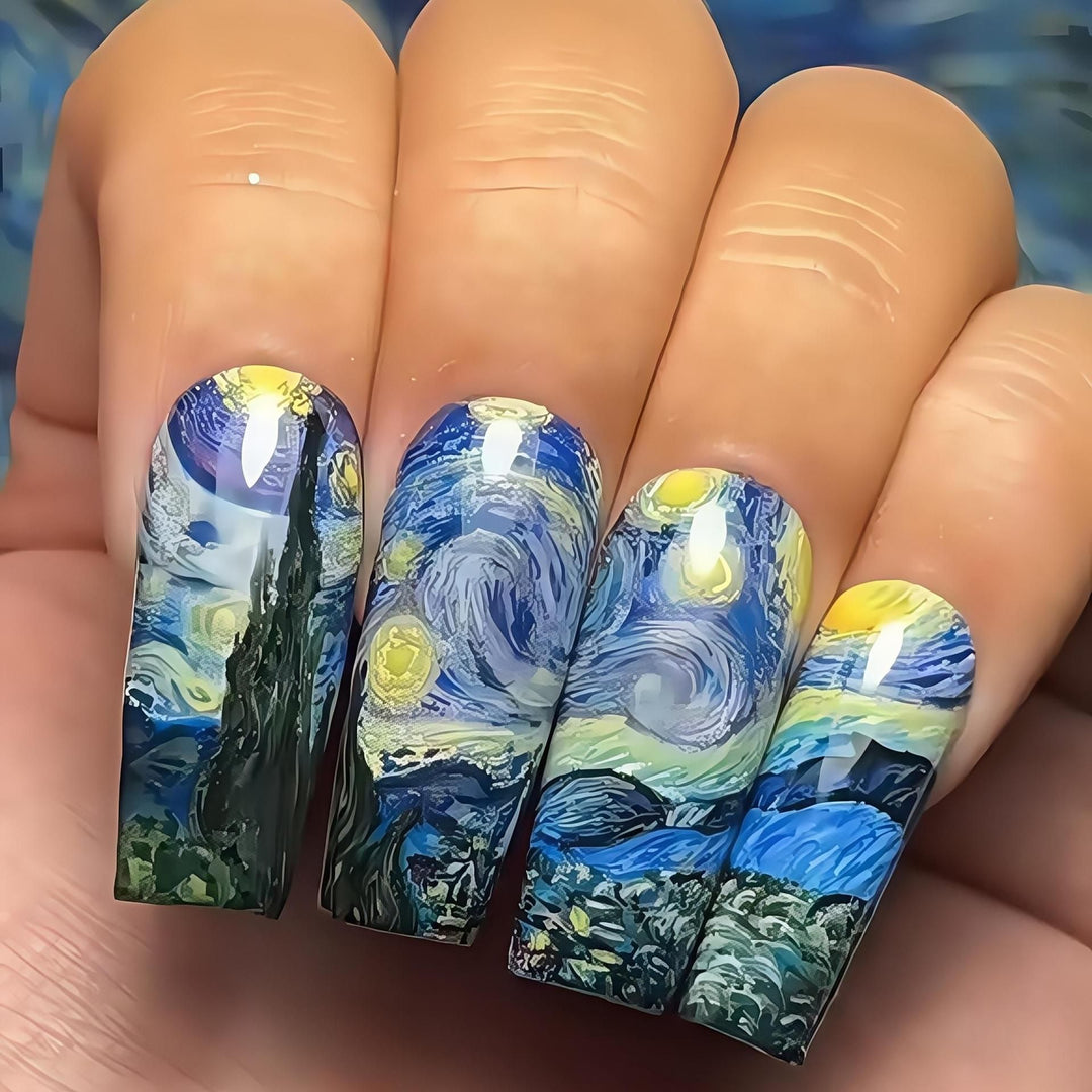 Artful Nail Extensions with Elegant Tips Bowlift
