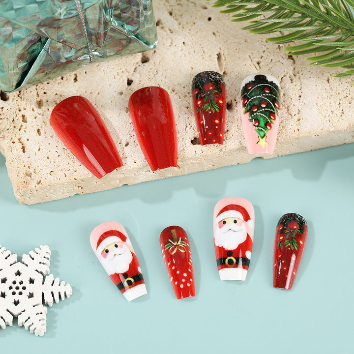 Christmas Art Nails Bowlift