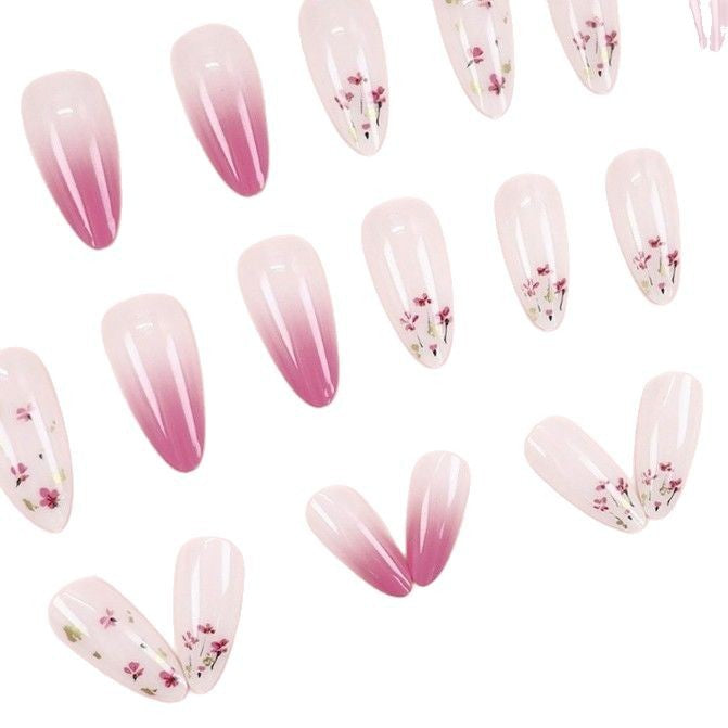Premium Floral Acrylic Nail Enhancements Bowlift