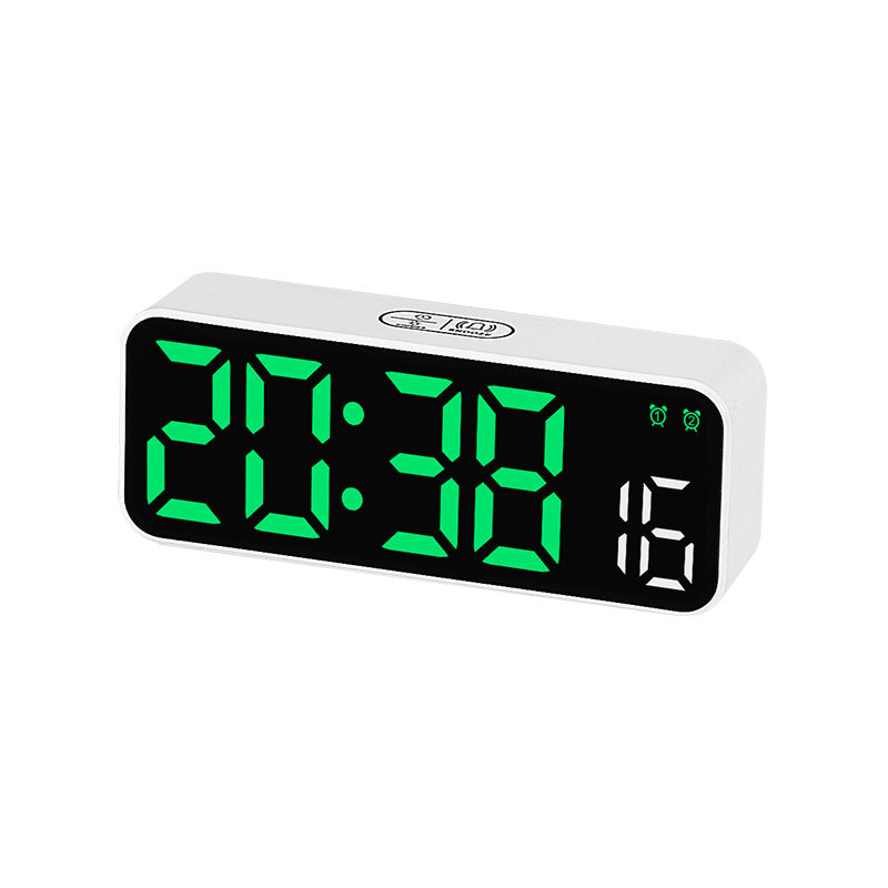 Digital Alarm Clock with Large LED Display and Dual Alarm Function Bowlift