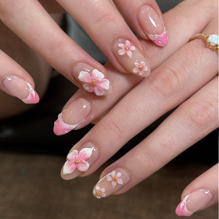 Artistic nail designs with floral accents Bowlift
