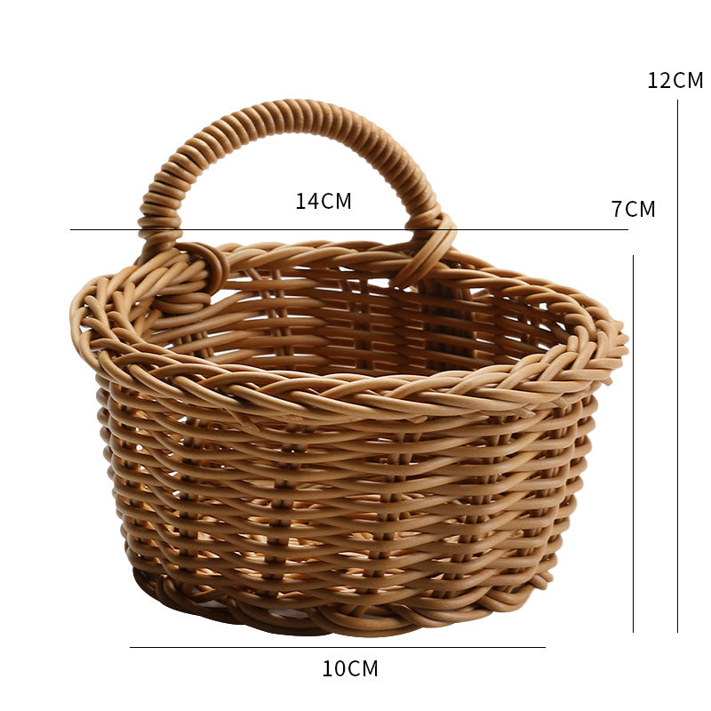 Handmade Wicker Fruit Basket Bowlift
