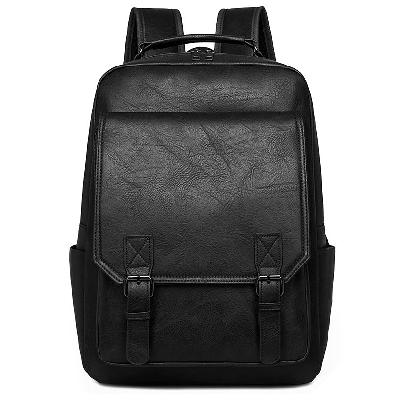 Vintage Leather Laptop Backpack