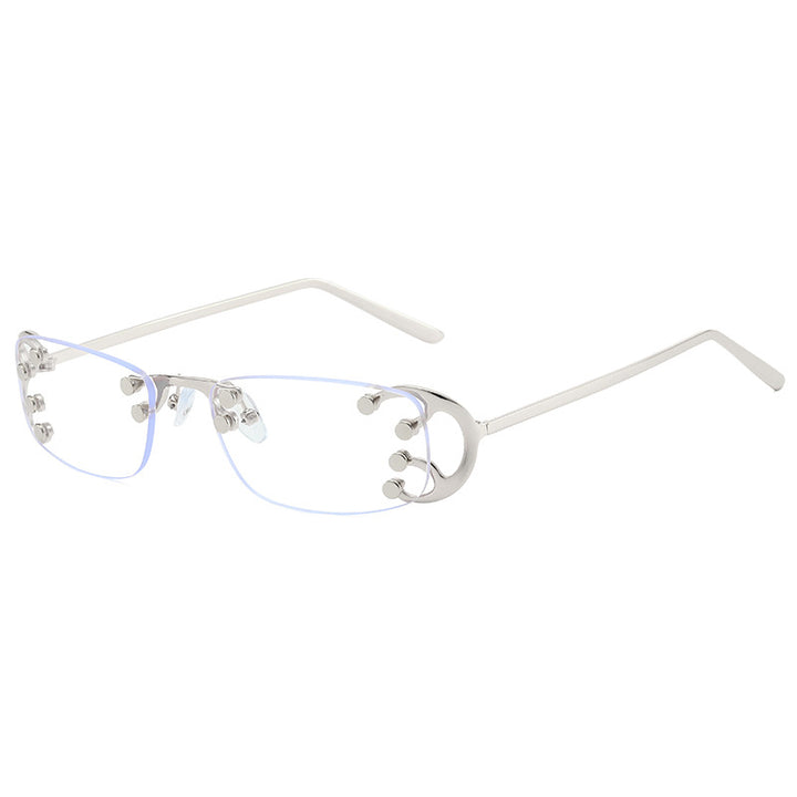 Women’s fashionable rectangular sunglasses with striking gold details Bowlift