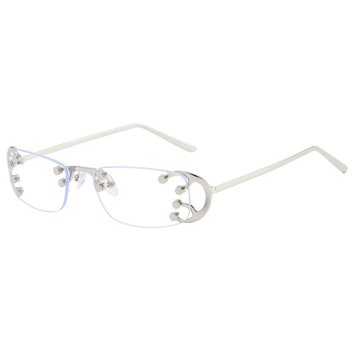 Women’s fashionable rectangular sunglasses with striking gold details Bowlift