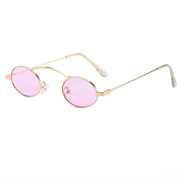 Women’s fashionable sunglasses with a unique circular frame and distinctive lenses Bowlift