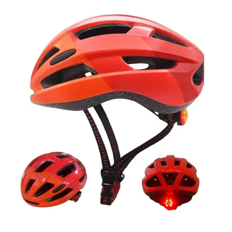 High-Visibility Cycling Helmet with LED Light Bowlift